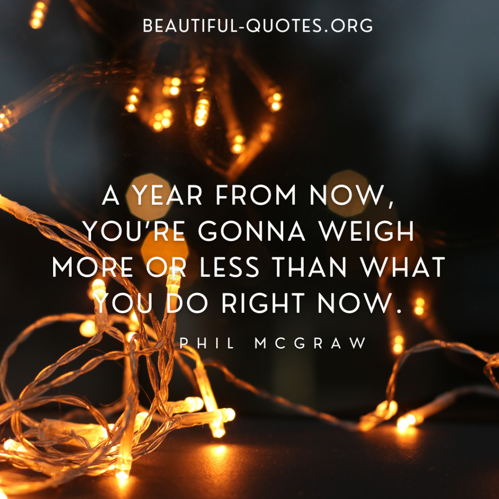 Phil McGraw - New Year - Quote 